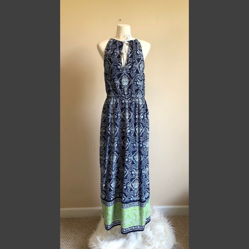 C. Wonder Small Beachy Maxi Dress w/ Nautical Tie